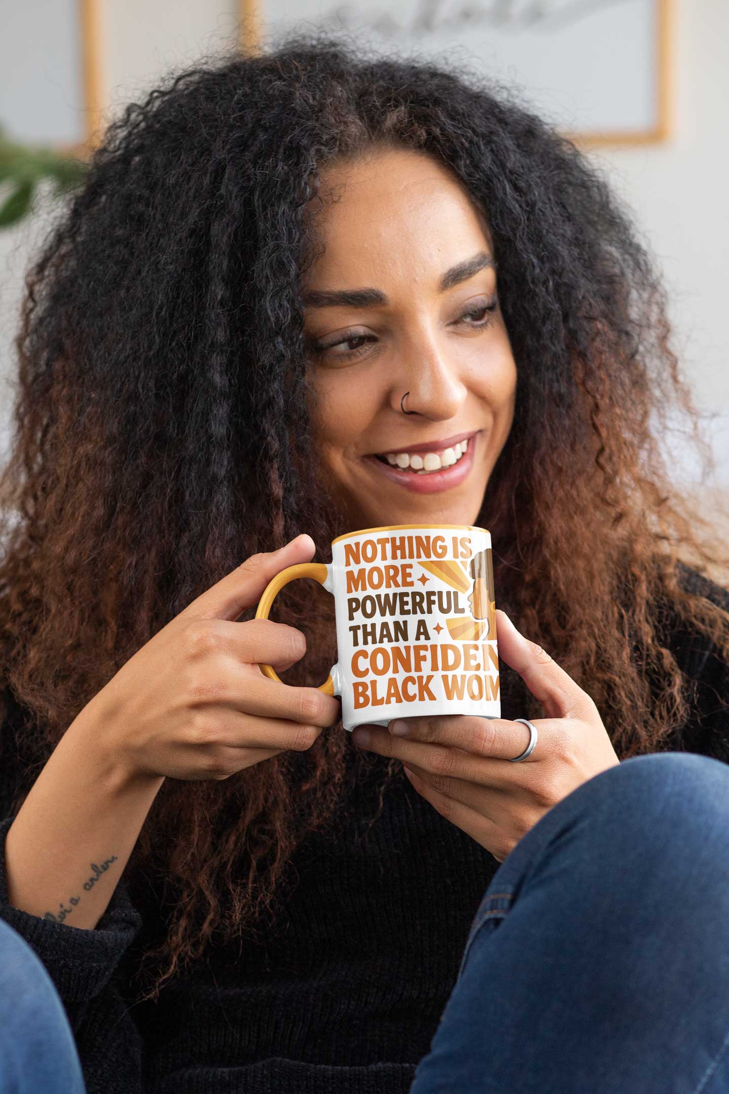 Confident Black Woman Mug