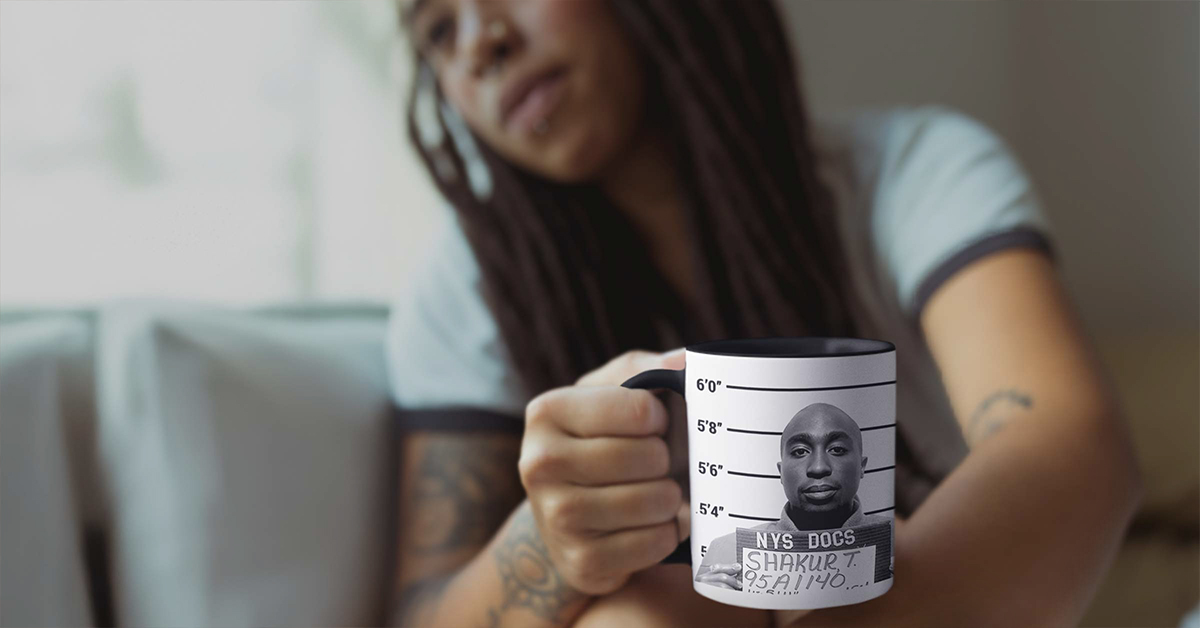 Tupac Shakur Mug lifestyle